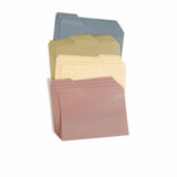 Smead 1/3 Tab Cut Letter Top Tab File Folder, 8½" x 11", 1" Expansion, Assorted Tab Position, Assorted, 225 Sheets Capacity, Poly (SMD10543) Box of 30