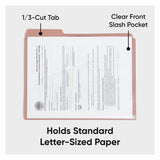 Smead 1/3 Tab Cut Letter Top Tab File Folder, 8½" x 11", 1" Expansion, Assorted Tab Position, Assorted, 225 Sheets Capacity, Poly (SMD10543) Box of 30