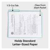Smead 1/3 Tab Cut Letter Top Tab File Folder, 8½" x 11", 1" Expansion, Assorted Tab Position, Assorted, 225 Sheets Capacity, Poly (SMD10544) Box of 30