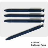 U Brands Monterey Retractable Ballpoint Pen, Blue Ink, Midnight Blue Barrel, 1 mm Bold Pen Point (UBR7129U0424) Each