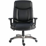 Lorell Sera High-Back Manager Chair with Height-Adjustable Arms, Black (LLR63272) Each