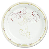 SOLO® Symphony Paper Dinnerware, Mediumweight Plate, 8.5" dia, Tan, 125/Pack, 4 Packs/Carton (SCCMP9RJ8001CT)