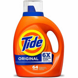 Tide Liquid Laundry Detergent, 80 fl oz (2.5 quart), Original Scent, 64 Loads (PGC12108BT) Each