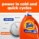 Tide Liquid Laundry Detergent, 80 fl oz (2.5 quart), Original Scent, 64 Loads (PGC12108BT) Each