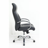 Lorell Pike High Back Executive Chair, High Back, Black, Polyurethane, Armrest (LLR63310) Each
