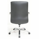Lorell Pike Mid-Back Executive Chair, Mid Back, Black, Polyurethane, Armrest (LLR63311) Each