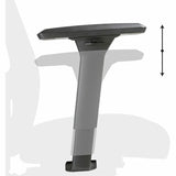Lorell Fuerte Executive High-Back Chair with Adjustable Arms, High Back, Black (LLR63300) Each