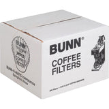 BUNN Home Brewer Coffee Filters, White, 250 Filter(s), 12 Cup(s), Chlorine-free, Heavyweight, 250/Box, 12/Carton (BUN201320000CT) Case of 3000