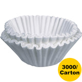 BUNN Home Brewer Coffee Filters, White, 250 Filter(s), 12 Cup(s), Chlorine-free, Heavyweight, 250/Box, 12/Carton (BUN201320000CT) Case of 3000