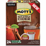 Mott's Hot Apple Cider, 8 fl oz (237 mL), Concentrate, Apple Cider, Natural, 4/Carton (GMT8604CT) Case of 96