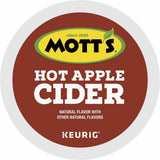 Mott's Hot Apple Cider, 8 fl oz (237 mL), Concentrate, Apple Cider, Natural, 4/Carton (GMT8604CT) Case of 96
