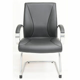 Lorell Pike Executive Guest Chair, Low Back, Cantilever Base, Black (LLR63312) Each