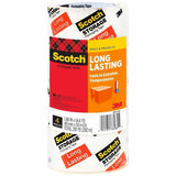 Scotch Long-Lasting Storage Packing Tape, 54.60 yd Length x 1.88", Transparent, 4/Pack (MMM3650LR44GC) Pack of 4