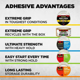 Scotch Long-Lasting Storage Packing Tape, 54.60 yd Length x 1.88", Transparent, 4/Pack (MMM3650LR44GC) Pack of 4