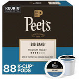 Peet's K-Cup Big Bang Coffee, Medium, 22 K-Cup, 4/Carton (GMT2407CT) Case of 88