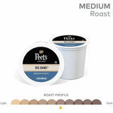 Peet's K-Cup Big Bang Coffee, Medium, 22 K-Cup, 4/Carton (GMT2407CT) Case of 88