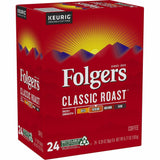 Folger K-Cup Classic Roast Coffee, American, Medium, 24 K-Cup, 4/Carton (GMT7456CT) Case of 96