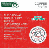 The Original Donut Shop The Original Donut Shop K-Cup, Pod Green Mountain Peppermint Bark Coffee, Light, 24 K-Cup, 4/Carton (GMT7428CT) Case of 96