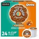 The Original Donut Shop The Original Donut Shop K-Cup, Pod Duos Nutty + Caramel Coffee, Medium, 24 K-Cup, 4/Carton (GMT7476CT) Case of 96