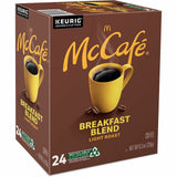 McCaf&eacute; McCafe K-Cup Breakfast Blend Coffee, Light, 24 K-Cup, 4/Carton (GMT8041CT) Case of 96