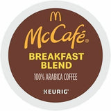 McCaf&eacute; McCafe K-Cup Breakfast Blend Coffee, Light, 24 K-Cup, 4/Carton (GMT8041CT) Case of 96