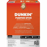 Dunkin' Donuts Donuts K-Cup Pumpkin Spice Coffee, Medium, 22 K-Cup, 4/Carton (GMT7596CT) Case of 88