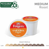 Folgers Folgers K-Cup Buttery Caramel Coffee, Medium, 24 K-Cup, 4/Carton (GMT7461CT) Case of 96