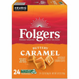 Folgers Folgers K-Cup Buttery Caramel Coffee, Medium, 24 K-Cup, 4/Carton (GMT7461CT) Case of 96