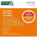 Folgers Folgers K-Cup Buttery Caramel Coffee, Medium, 24 K-Cup, 4/Carton (GMT7461CT) Case of 96