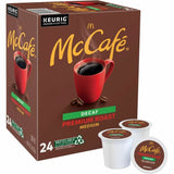 McCafe K-Cup Decaf Premium Roast Coffee, Medium, 24 K-Cup, Premium Roast, Arabica, 4/Carton (GMT8044CT) Case of 96