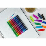 Schneider Vizz Ballpoint Pens, Black, Red, Blue, Midnight Blue, Light Blue, Green, Light Green, Violet, Pink, Orange Ink (RED102290) Each