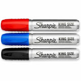 Sharpie King Size Permanent Markers, Assorted Ink, 4/Pack (SAN2087116) Pack of 4