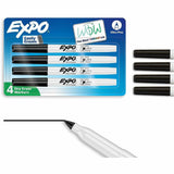 Expo Dry Erase Markers, Black Ink, Writing, Calendar, Classroom, Office, Home, 4/Pack (SAN2211260) Pack of 4