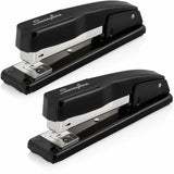 Swingline Commercial Desk Stapler, Black, Staples Upto 20 Sheet, Holds Upto 210 Staple, Full Strip, Metal, 2/Pack (SWI44401AZ) Pack of 2