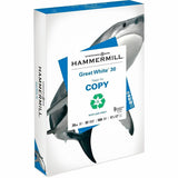 Hammermill Great White 30 Copy Paper, 11" x 17", 20 lb Basis Weight, 92 Brightness, 2500/Carton (HAM86750CT) Case of 2500
