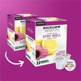 Bigelow Bigelow Lemon & Echinacea Herbal Tea Herbal Tea K-Cup, 22 K-Cup, Caffeine-free, 4/Carton (GMT2025CT) Case of 88