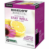 Bigelow Bigelow Lemon & Echinacea Herbal Tea Herbal Tea K-Cup, 22 K-Cup, Caffeine-free, 4/Carton (GMT2025CT) Case of 88