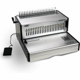 GBC CombBind CB30E Pro Punch/Bind Machine, 12.5" x 18.7" x 20.1", Gray, 500 Sheet(s) Bind, 30 Punch (GBC200005) Each