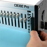 GBC CombBind CB30E Pro Punch/Bind Machine, 12.5" x 18.7" x 20.1", Gray, 500 Sheet(s) Bind, 30 Punch (GBC200005) Each