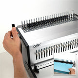 GBC CombBind CB30E Pro Punch/Bind Machine, 12.5" x 18.7" x 20.1", Gray, 500 Sheet(s) Bind, 30 Punch (GBC200005) Each