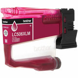 Brother LC506XLMS Original High Yield Inkjet Ink Cartridge, 1500 Pages, Magenta (BRTLC506XLMS) Each