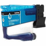 Brother LC506XXLCS Original Super High Yield Inkjet Ink Cartridge, 2500 Pages, Cyan (BRTLC506XXLCS) Each