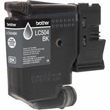 Brother Original Standard Yield Inkjet Ink Cartridge, Black, 600 Pages (BRTLC504BKS) Each