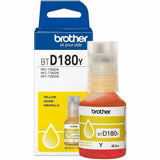 Brother Genuine BTD180Y High Yield Yellow Ink Bottle, 48.8 mL, 5000 Pages Yellow, Inkjet (BRTBTD180YS) Each