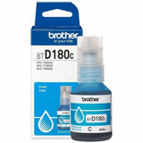 Brother Genuine BTD180C High Yield Cyan Ink Bottle, 48.8 mL, 5000 Pages Cyan, Inkjet (BRTBTD180CS) Each