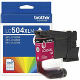 Brother Original High (XL) Yield Inkjet Ink Cartridge, 1000 Pages, Magenta (BRTLC504XLMS) Each