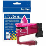 Brother LC506XXLMS Original Super High Yield Inkjet Ink Cartridge, 2500 Pages, Magenta (BRTLC506XXLMS) Each
