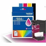 Brother Original Standard Yield Inkjet Ink Cartridge, Magenta, 500 pages (BRTLC504MS) Each