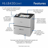 Brother HL-L8430CDWT Wired/Wireless Laser Printer (BRTHLL8430CDWT) Each
