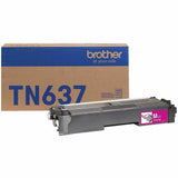 Brother TN637M Original Ultra High Yield Laser Toner Cartridge, Magenta, 10000 Pages (BRTTN637M) Each